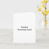 Carte Simple Professionnel plié 4" x 5,6" (Fleur jaune)