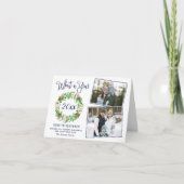 Carte Simple Quelle année Joyeux Noël 3 Vacances photo (Devant)