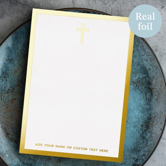 Carte simple recto-verso en feuille d'argent ou d'