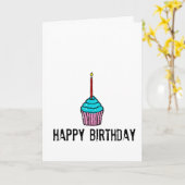 Carte simple salutation d'anniversaire heureuse (Fleur jaune)