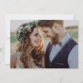 Carte Simple Script minimal Joyeux Noël (Dos)