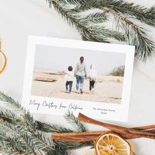 Carte Simple Script minimal Joyeux Noël