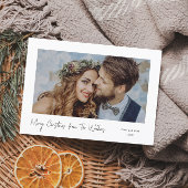 Carte Simple Script minimal Joyeux Noël