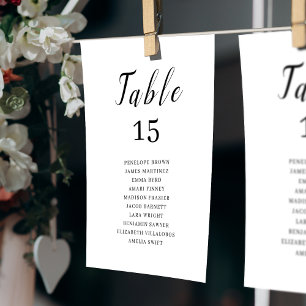 Carte simple script romantique mariage de chaises graphi