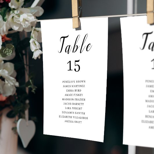 Carte simple script romantique mariage de chaises graphi
