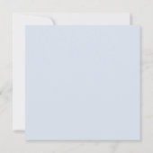 Carte Simple Site Web QR Code Mariage Bleu Poussiéreux C (Dos)