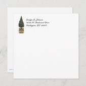 Carte simple standard en Boxwood Topiary (Devant / Derrière)