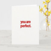 Carte Simple Tu Es Parfait (Fleur jaune)