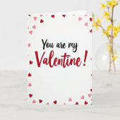 Carte Simple You Are My Valentine Card (Fleur jaune)
