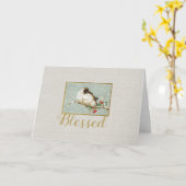 Carte simplement bénie (Fleur jaune)