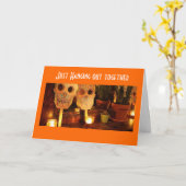 CARTE SIMPLEMENT EN TRAIN D'ÊTRE HEUREUX 40E (Fleur jaune)