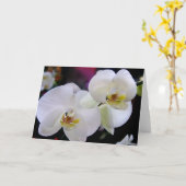 Carte Simplement orchidées (Fleur jaune)