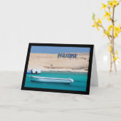 Carte Simplement Paradis (Fleur jaune)