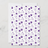 Carte Simples Sitter Animaux de compagnie personnalisées (Dos)