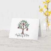 Carte Simplicité et joie (Fleur jaune)