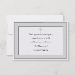 Carte simpliste Merci de sympathie (Texturée)