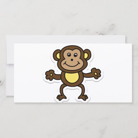 Carte singe (Devant)