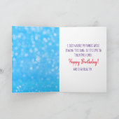 Carte Singe Chantant Un Joyeux Anniversaire Et Se Laver  (Intérieur)