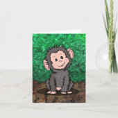 Carte Singe doux (Devant)