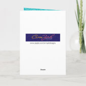 Carte Singe mignon - Il y en a un dans chaque anniversai (Dos)