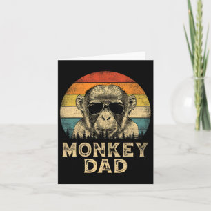 Carte Singe Papa Singe Amateurs de singe Papa Fête des p