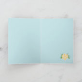 Carte Singes en chaussettes Mariage Hawaïen (Intérieur)