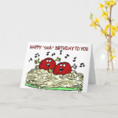 Carte "SINGING MEATBALL" JUSTE POUR "YOUR" *50ème* ANNIV (Fleur jaune)