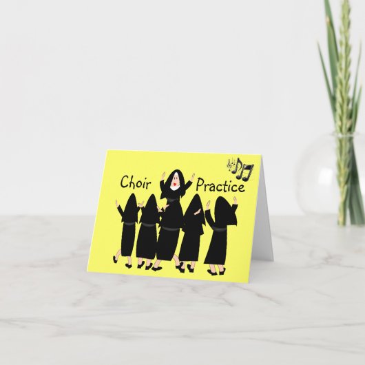 Carte Singing Nuns "Choir Practice" Note Cards-Adallant (Devant)
