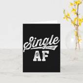Carte Single Af Funny Singles Awareness Day Anti-valenti (Fleur jaune)