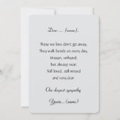 Carte Single dandelion head with its seeds, sunset (Dos)