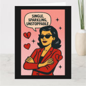 Carte Single, Sparkling, Unstoppable (Devant)