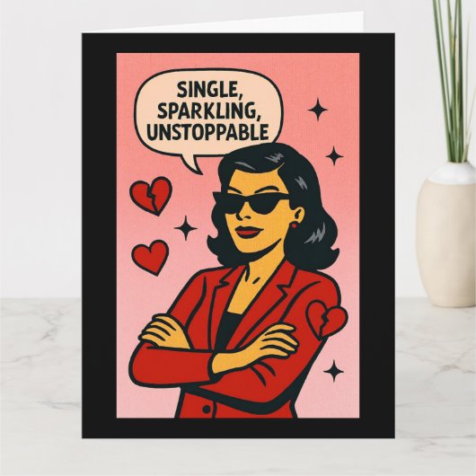 Carte Single, Sparkling, Unstoppable (Devant)