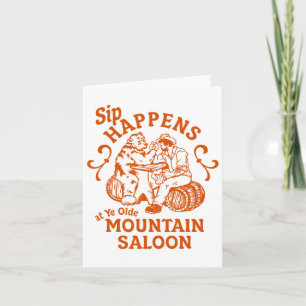 Carte Sip Happy Ye Olde Mountain Saloon Apres Party Sk