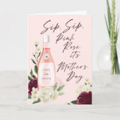 Carte Sip, Sip, Rosé Rose C'est la fête des mères Vins F (Devant)