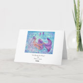 Carte Sirène à la méduse art par Renee Lavoie (Dos)