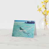 Carte Sirène contre la marée (Fleur jaune)