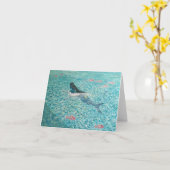 Carte Sirène contre la marée (Fleur jaune)