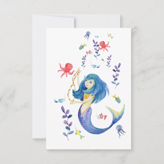 Carte Sirène dansante (Devant)