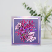 Carte Sirène d'océan violet (Debout devant)