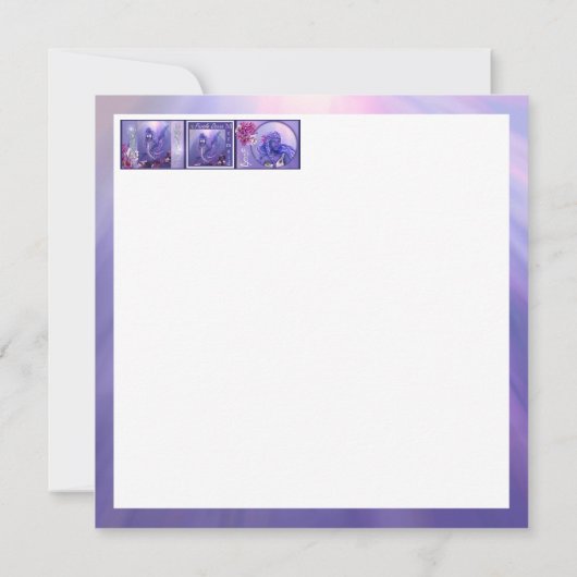 Carte Sirène d'océan violet (Dos)