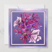 Carte Sirène d'océan violet (Devant)