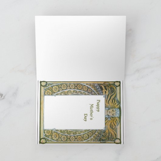 Carte Sirène et bébé (Intérieur)