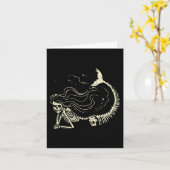 Carte Sirène Squelette Halloween Costume femmes filles (Fleur jaune)