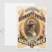 Carte Sirop allemand de Boschee et fleurs d’août de Gree (Devant / Derrière)