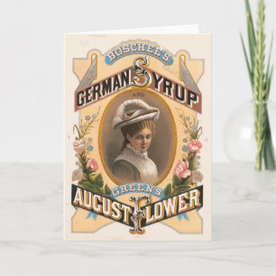 Carte Sirop allemand de Boschee et fleurs d’août de Gree