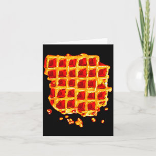 Carte Sirop de gaufre belge petit déjeuner snack gaufre