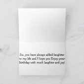 CARTE *SIS* PROFITEZ DE VOTRE ANNIVERSAIRE AVEC BEAUCOUP (Intérieur)