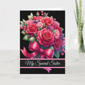 Carte Sister Birthday Card (Devant)