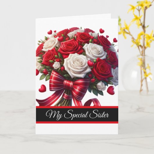 Carte Sister Birthday Card (Fleur jaune)