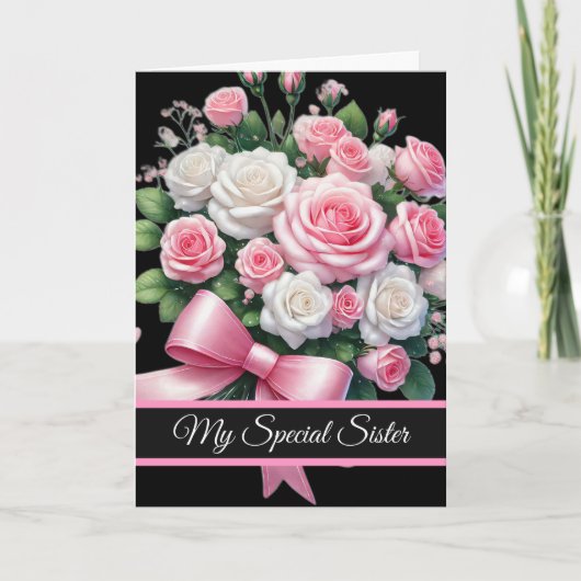Carte Sister Birthday Card (Devant)
